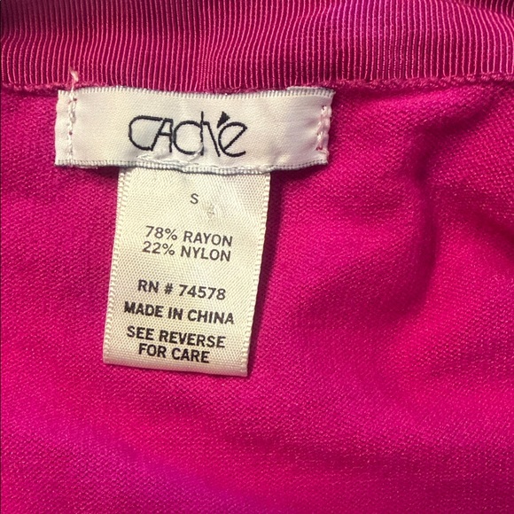 Cache Fuchsia Knit Top - Picture 2 of 6